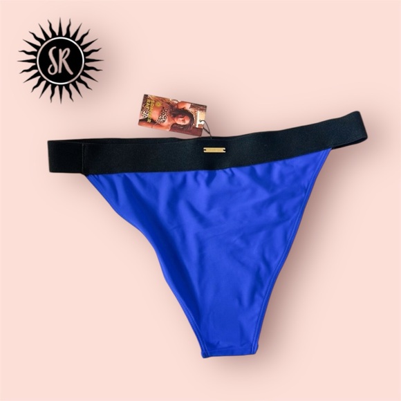 Sommer Ray NWT Color Block Bikini Bottom (Blue) - Picture 1 of 2